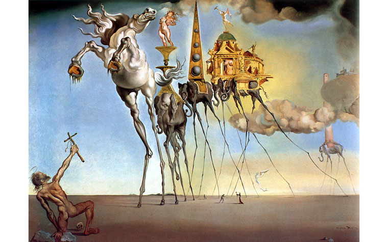 Salvador Dalí · “La tentación de San Antonio” 