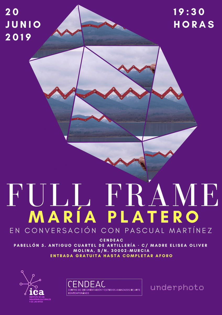 Imagen del cartel del encuentro con la creadora e investigadora María Platero