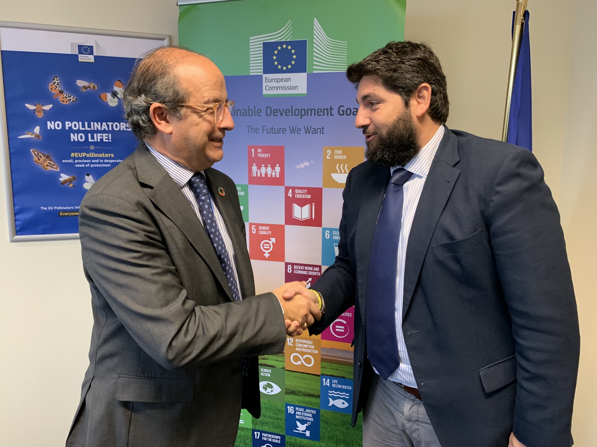 El presidente de la Comunidad se reúne con el director general de Medio Ambiente de la Comisión Europea