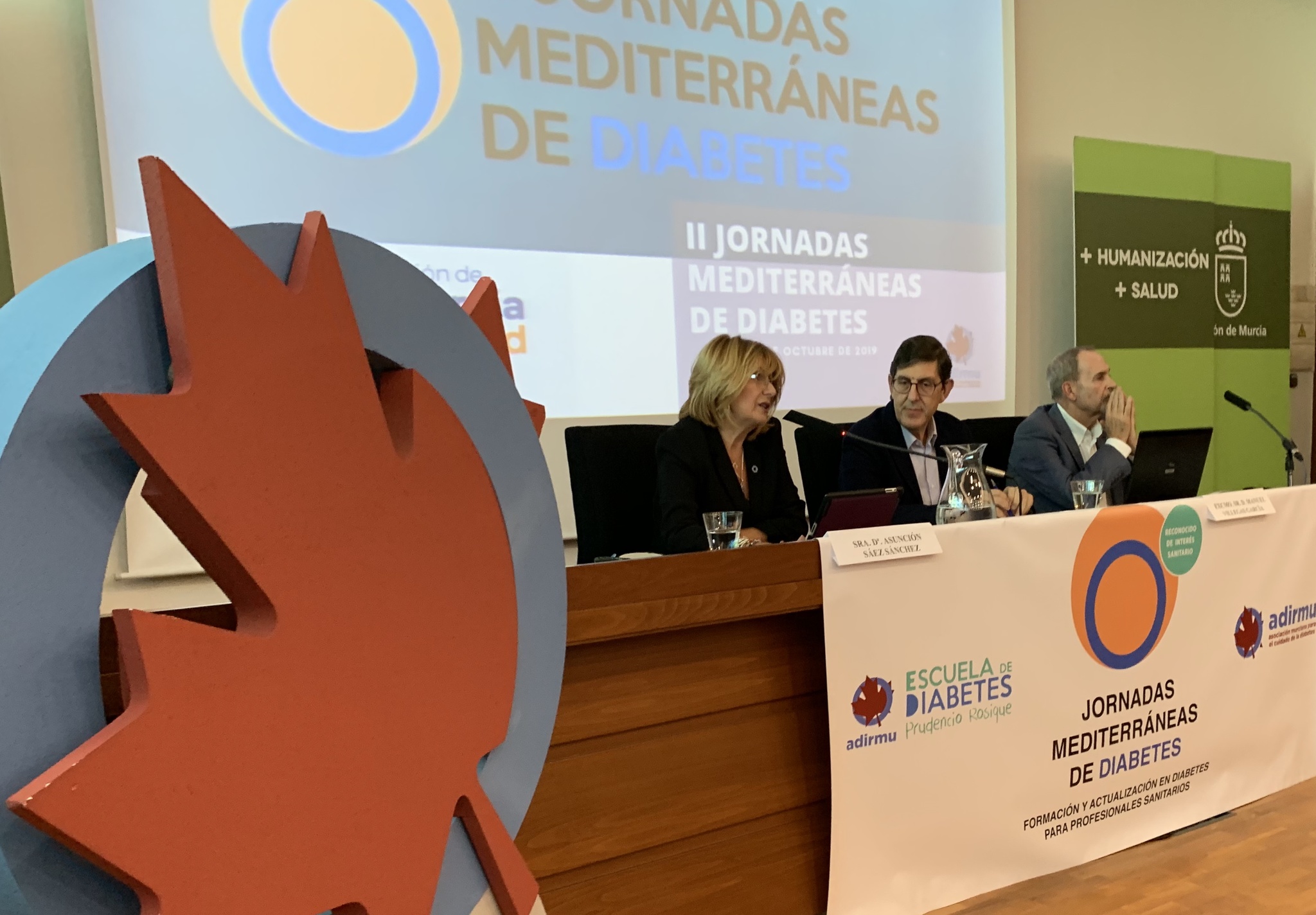 Villegas en la inauguración de las II Jornadas Mediterráneas de Diabetes