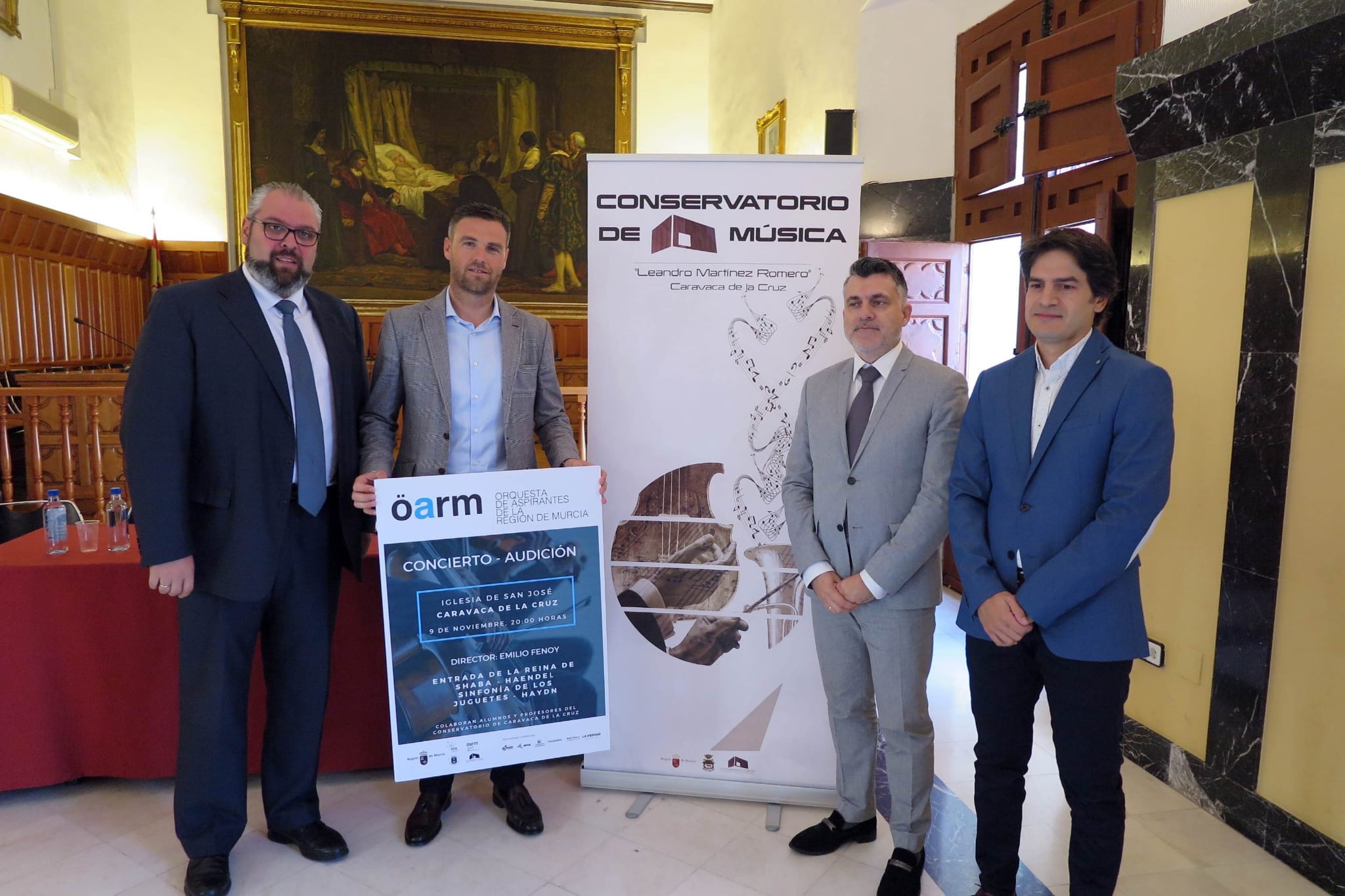 Presentación del encuentro de la Orquesta de Aspirantes de la Región de Murcia en Caravaca de la Cruz
