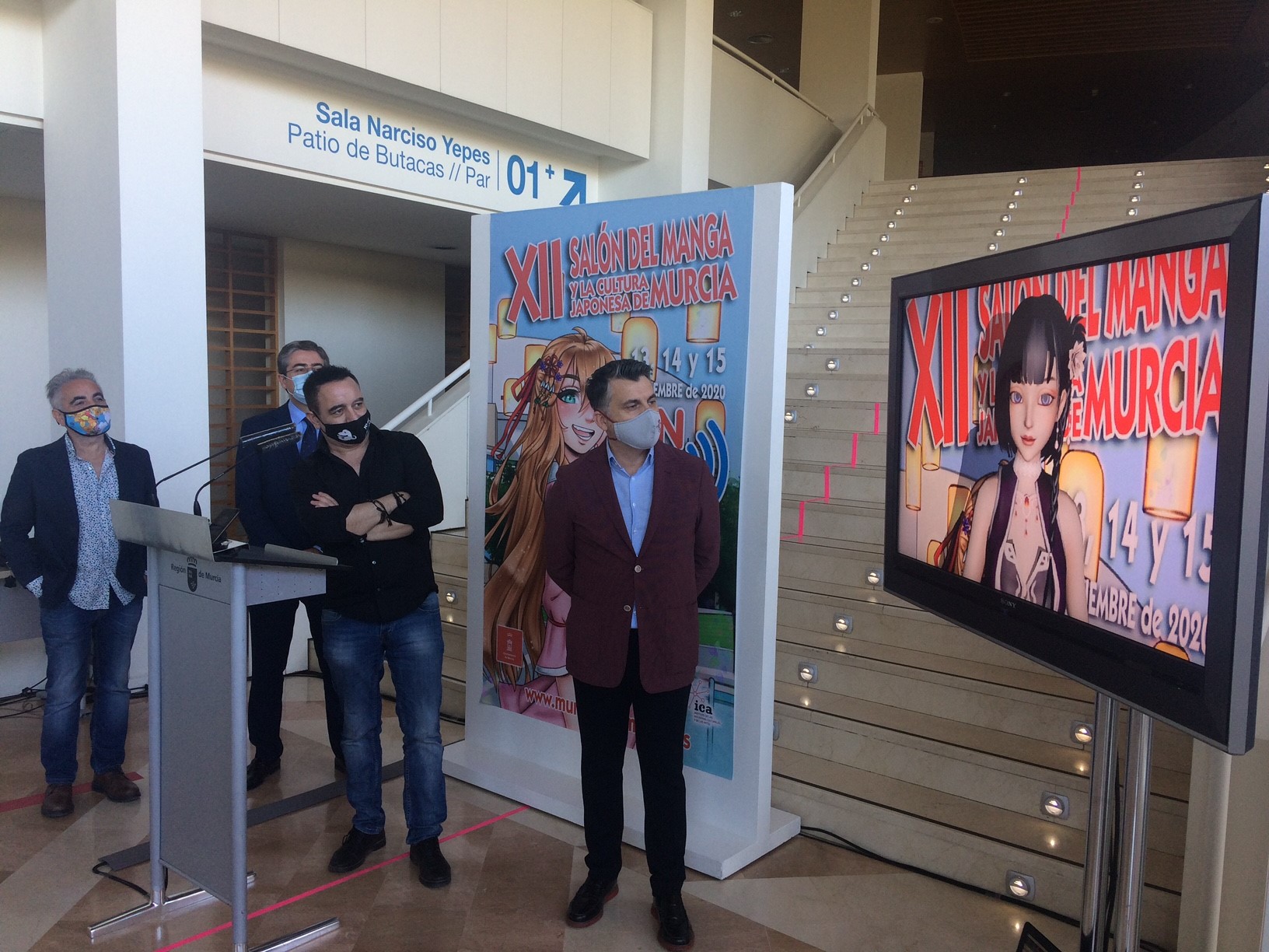 Imagen de archivo de la presentación del Salón del Manga de Murcia