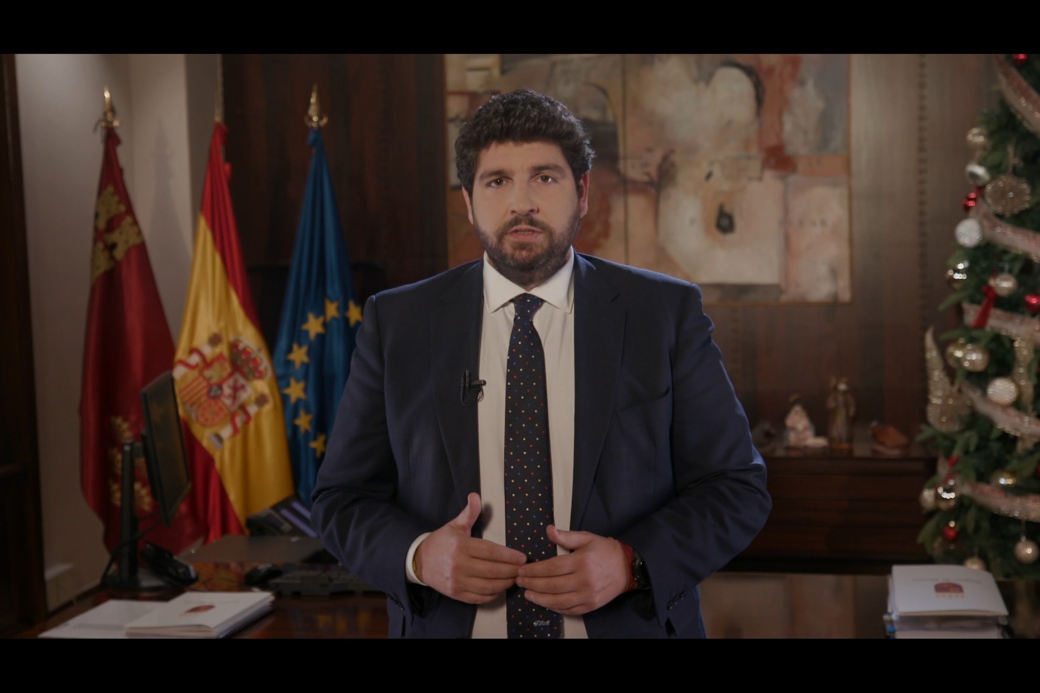 Mensaje de Fin de Año del presidente de la Región de Murcia, Fernando López Miras (1)