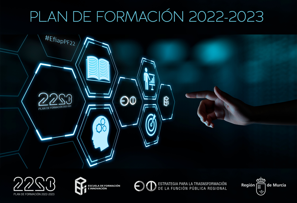 Imagen del Plan Bienal de Formación del personal al servicio de la Administración regional y local de la Comunidad Autónoma de la Región de Murcia para los años 2022 y 2023