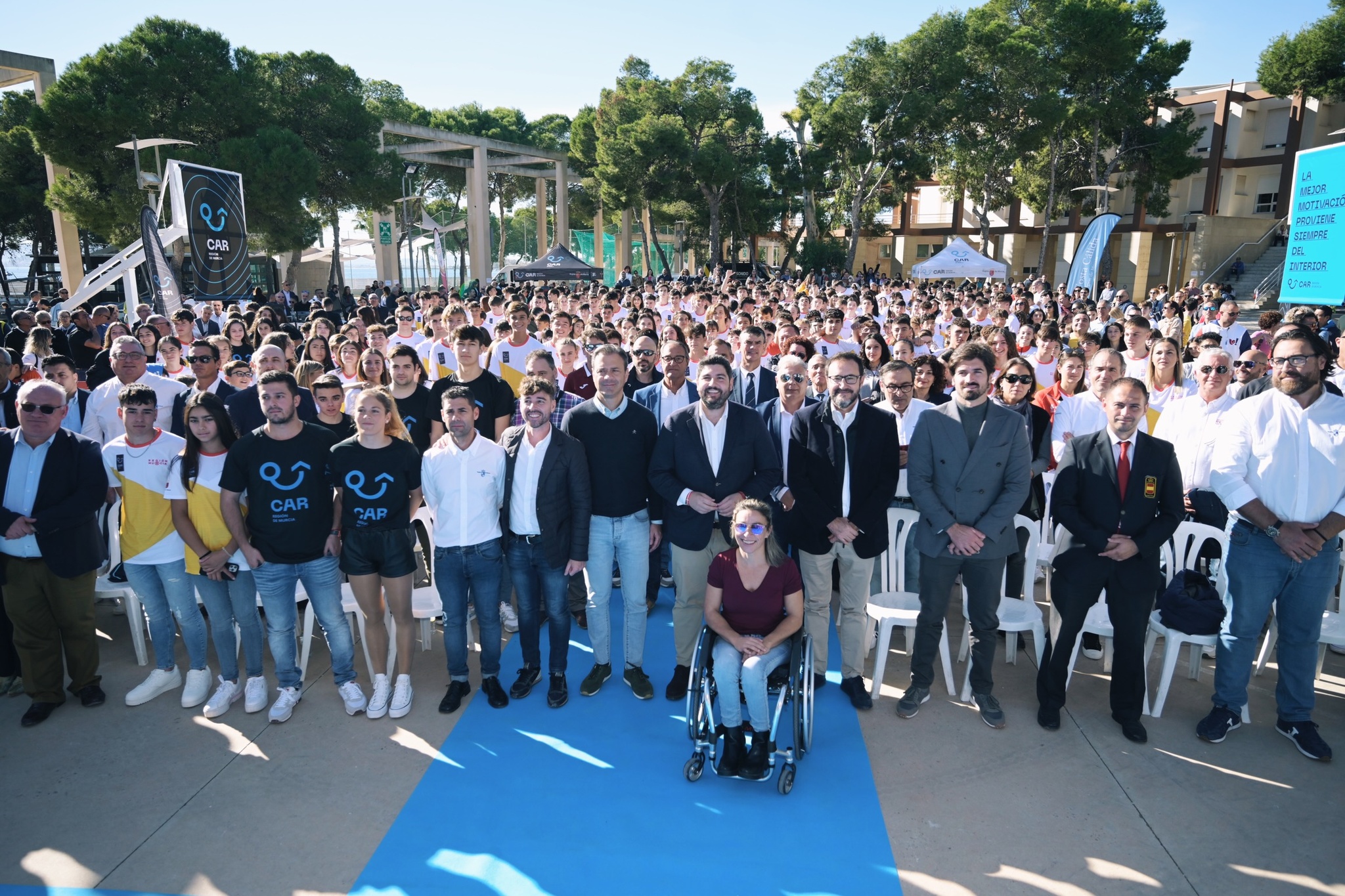 El jefe del Ejecutivo regional, Fernando López Miras, presidió hoy el acto de presentación de los Programas Deportivos del Centro de Alto Rendimiento (CAR) de la Región de Murcia (1)