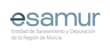Logo ESAMUR (Entidad de Saneamiento y Depuración Región de Murcia) - Este enlace se abrirá en ventana o pestaña nueva