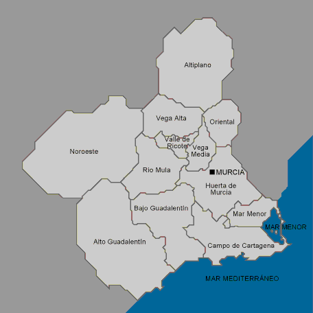 Mapa de Comarcas