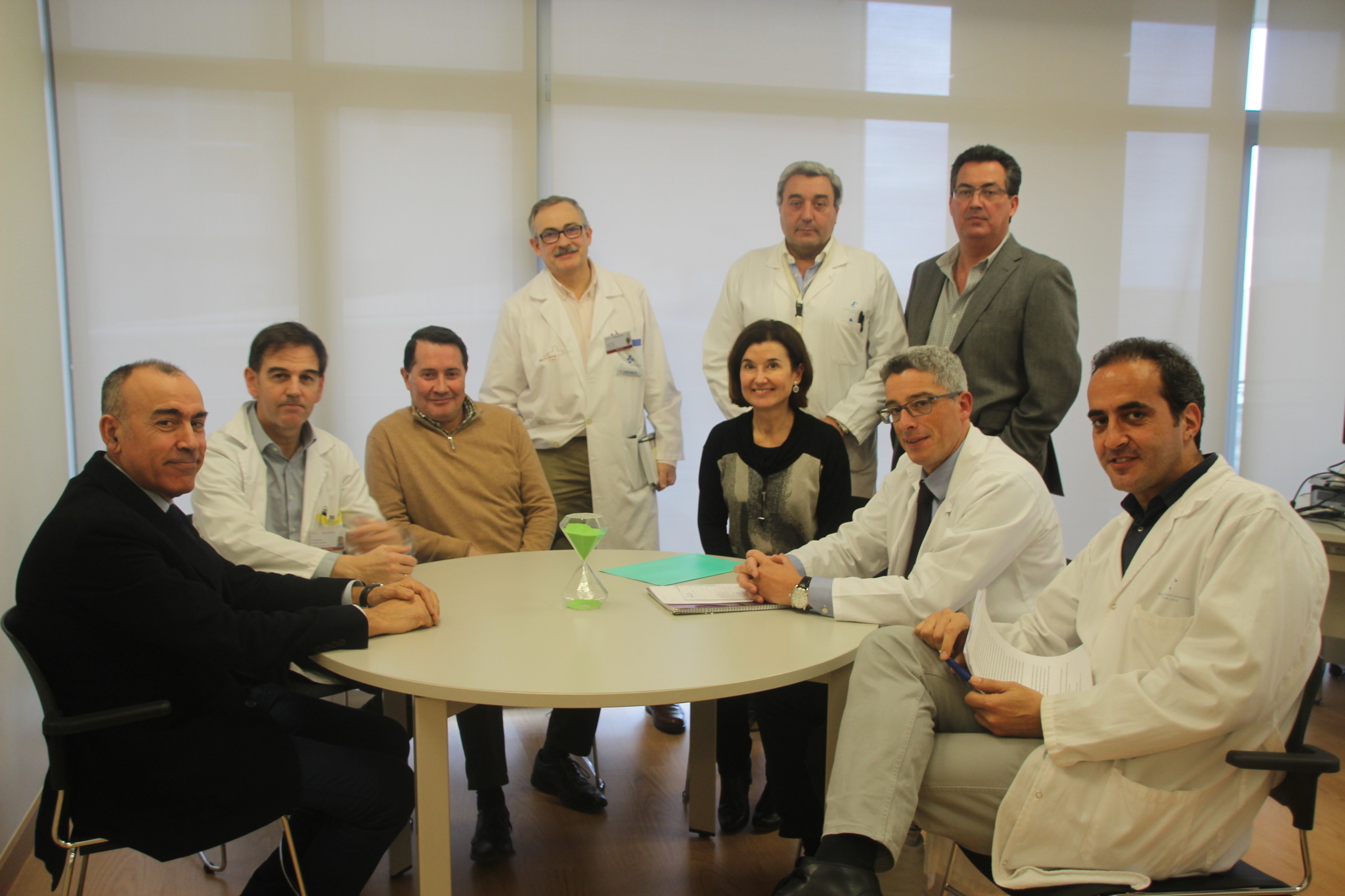 Reunión con investigadores del área II-Cartagena en el hospital Santa Lucía
