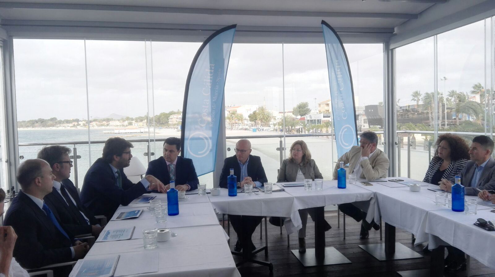Reunión con los alcaldes de los municipios del Mar Menor y empresarios del sector náutico