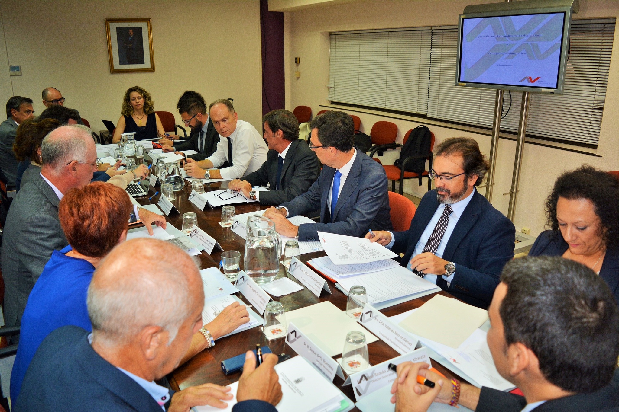 Reunión del Consejo de Administración de Murcia  Alta Velocidad