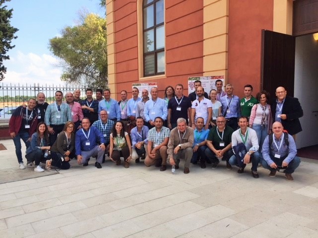 Integrantes de la delegación murciana que asiste al Simposio Internacional de uva de mesa