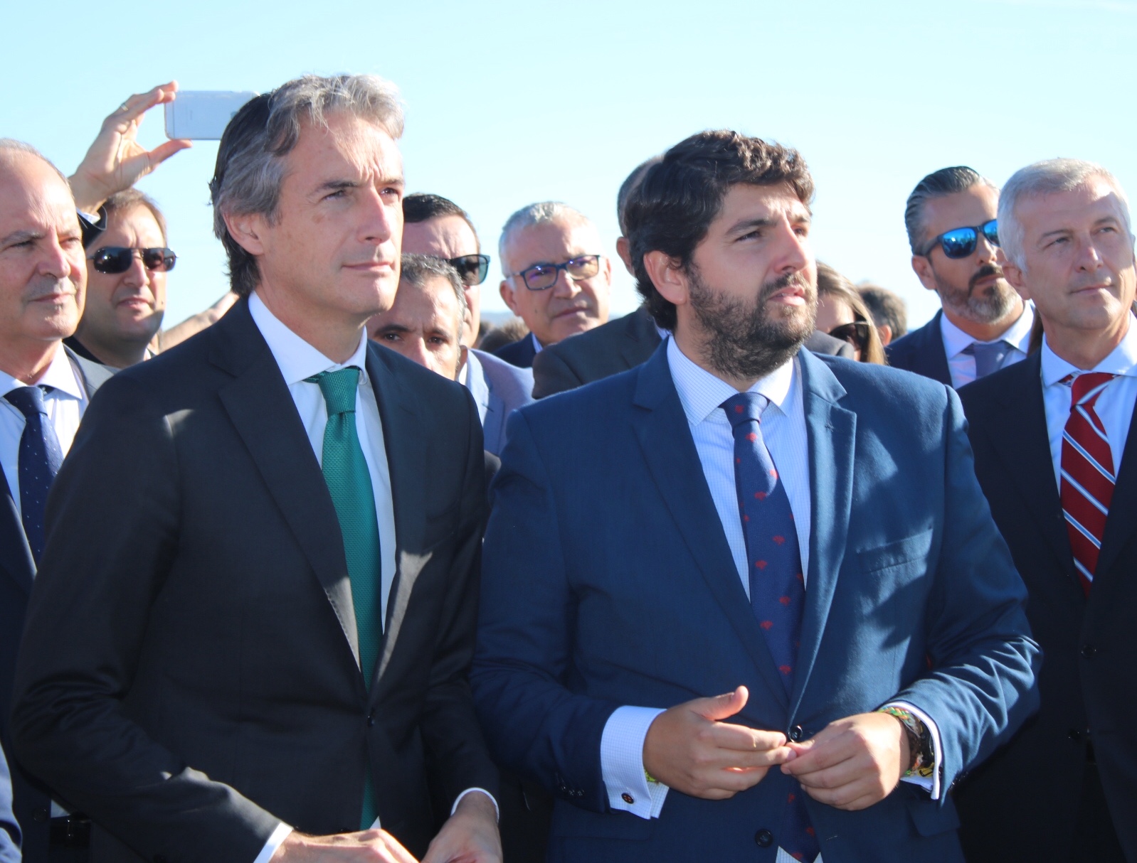El presidente de la Comunidad y el ministro de Fomento inauguran el tramo de la autovía A-33 entre Jumilla y Yecla