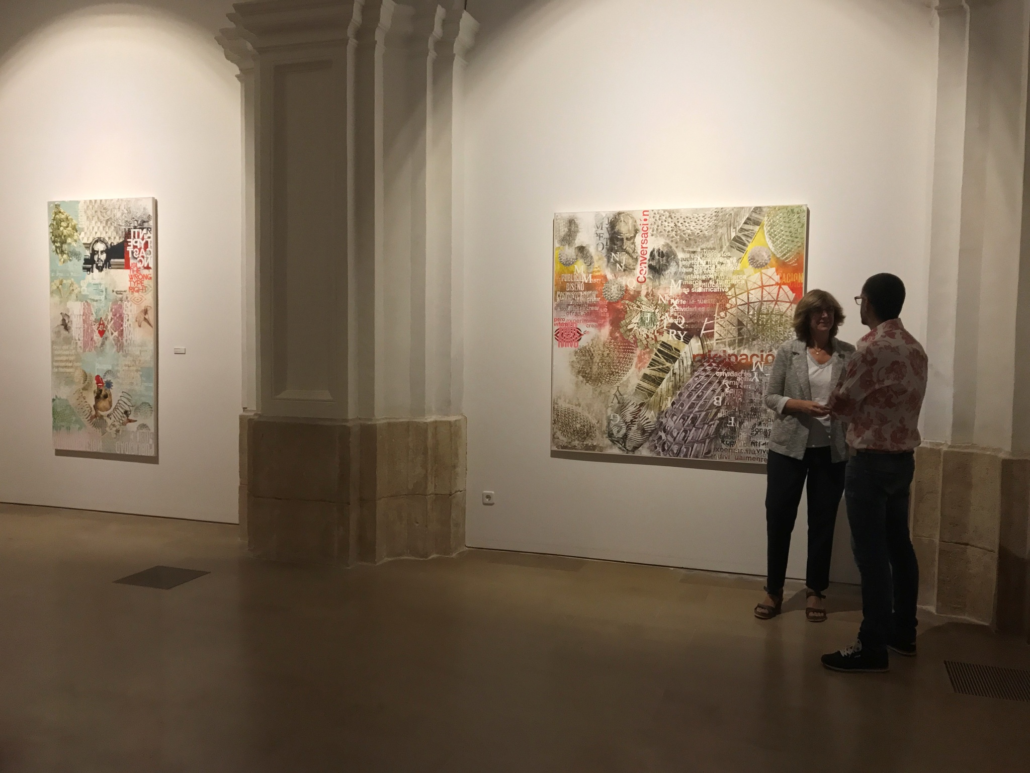 Imagen de la exposición de Luis J. Fernández en la Sala Verónicas (1)