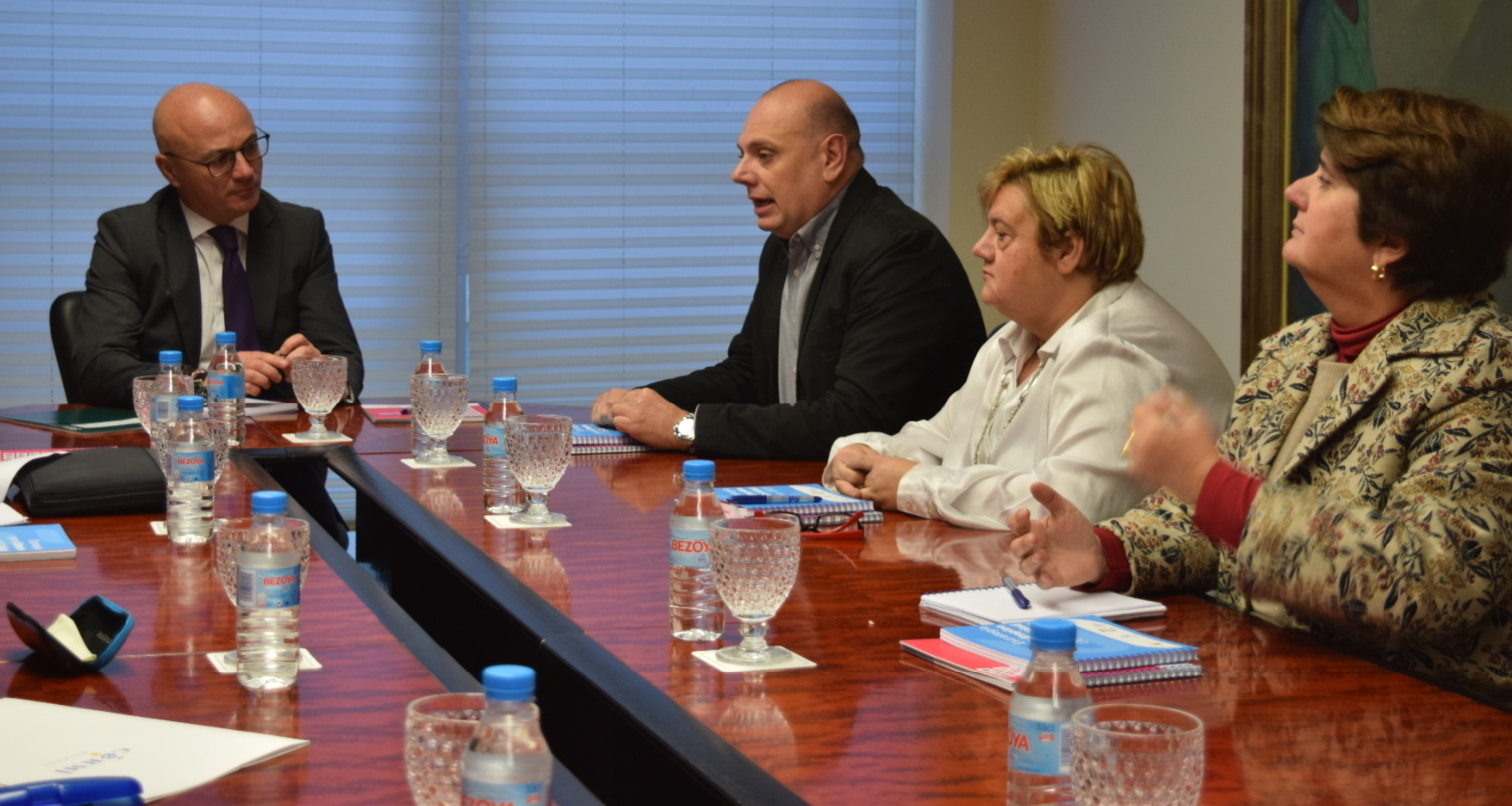 Reunión con el presidente de Cermi (Comité de Representantes de Personas con Discapacidad en la Región)