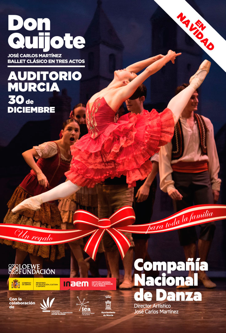 Cartel de la actuación que la Compañía Nacional de Danza ofrecerá el sábado en el Auditorio regional