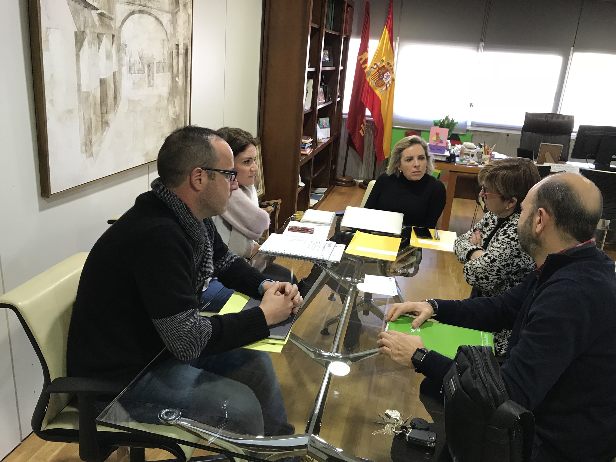 Martínez-Cachá se reúne con el director de Asteamur