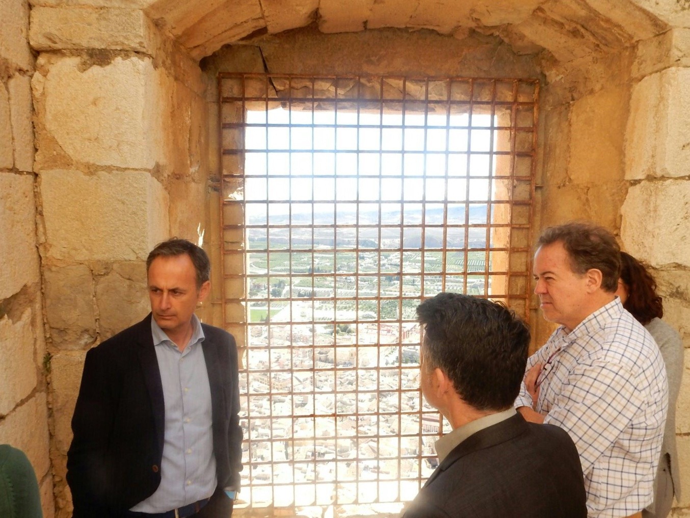 Imagen de la visita al Castillo de Mula (I)