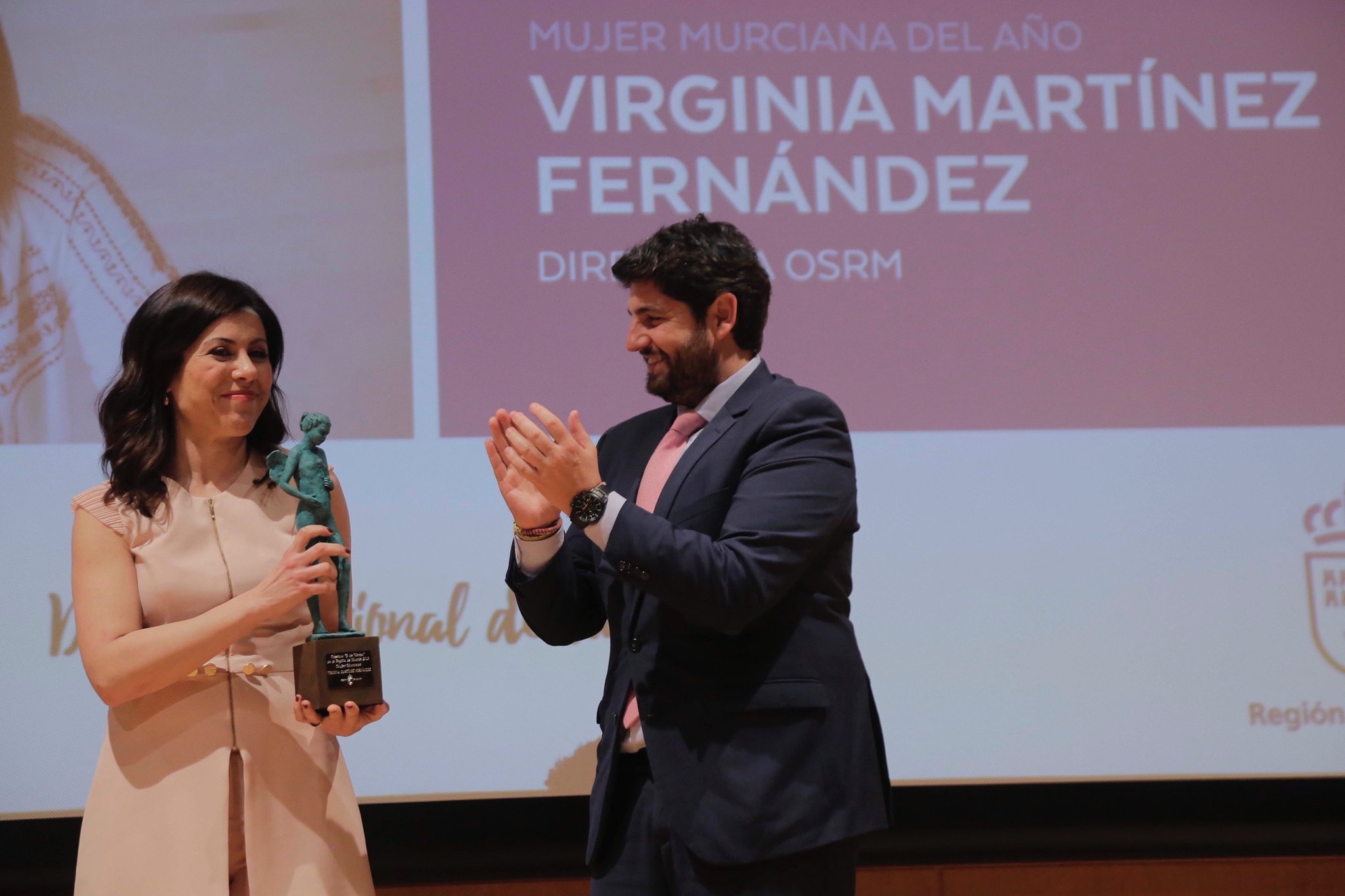 El jefe del Ejecutivo regional, Fernando López Miras, preside el acto de entrega de los "Premios 8 de marzo", con motivo del Día Internacional de la Mujer