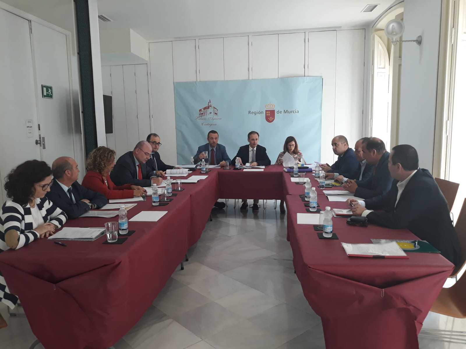 Imagen de la reunión del pleno del Consorcio del Depósito Franco de Cartagena