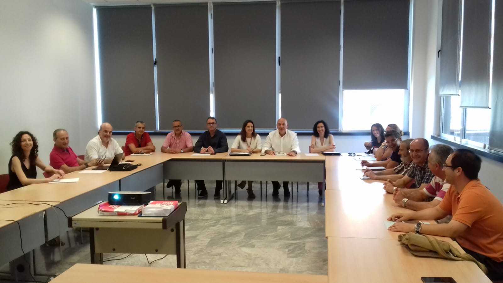 Reunión de presentación del nuevo plan de emergencias en centros del Servicio Murciano de Acción Social