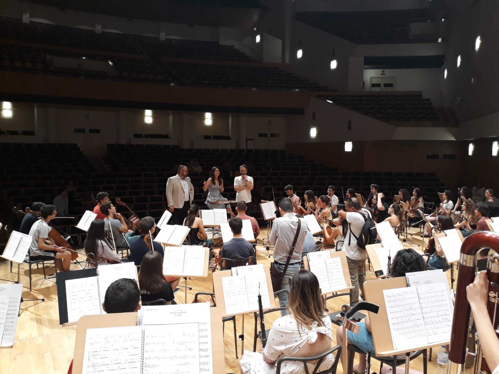Ensayo de la Orquesta de Jóvenes de la Región de Murcia