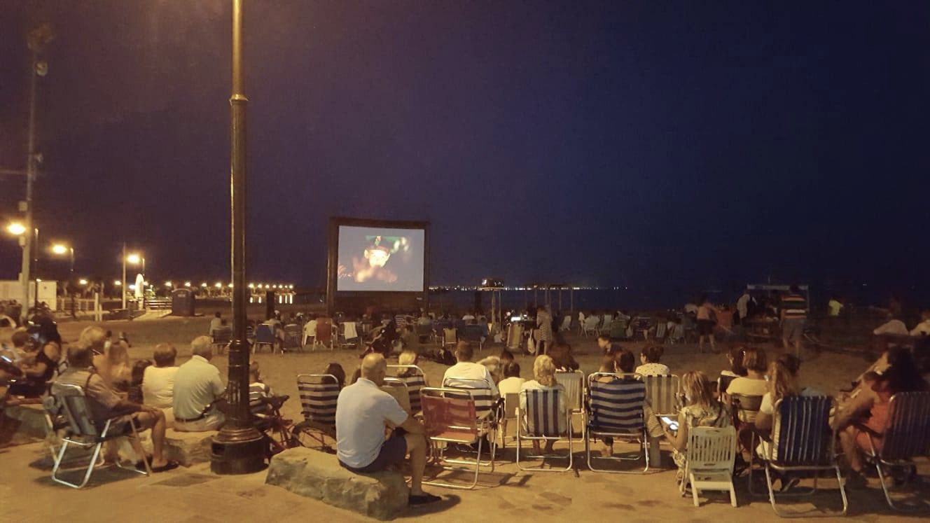 Cine en la playa, actividad incluida en 'Mar Menor, + cultura de lo que imaginas'