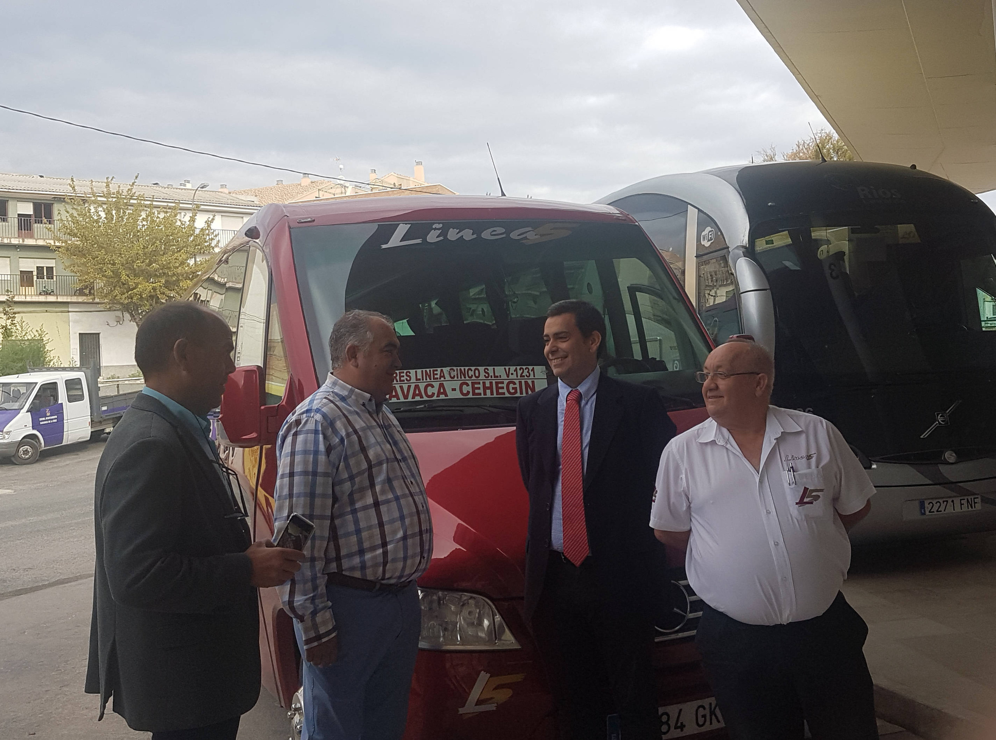 Presentación de la subvención al transporte público en Caravaca y Cehegín