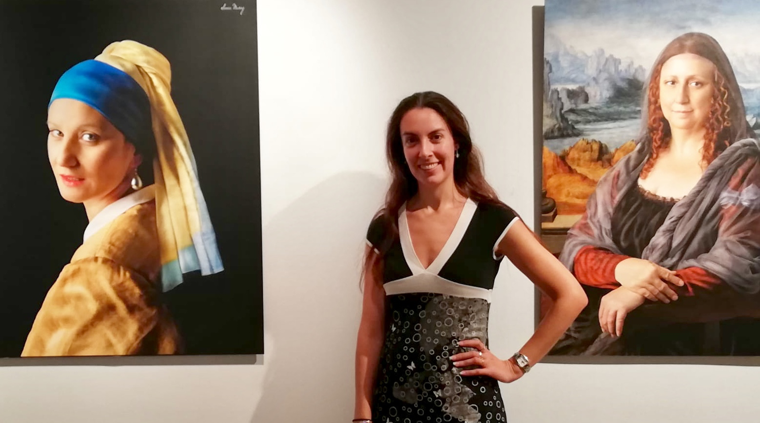 Las obras de la yeclana Sonia Muñoz se exhiben en la exposición 'Arte y fotografía' en el Centro de Día de Albudeite