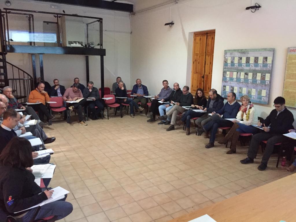 Imagen de la reunión de la Junta Rectora del Parque Regional Sierra Espuña