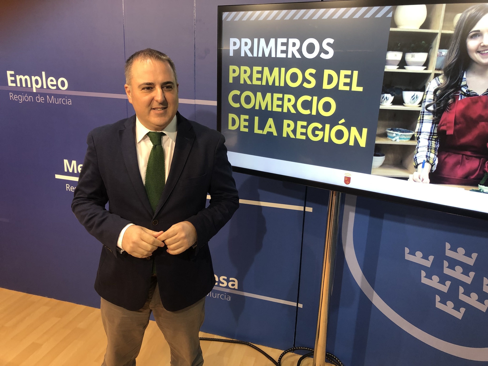 Imagen de la presentación de la convocatoria de los primeros Premios del Comercio de la Región de Murcia