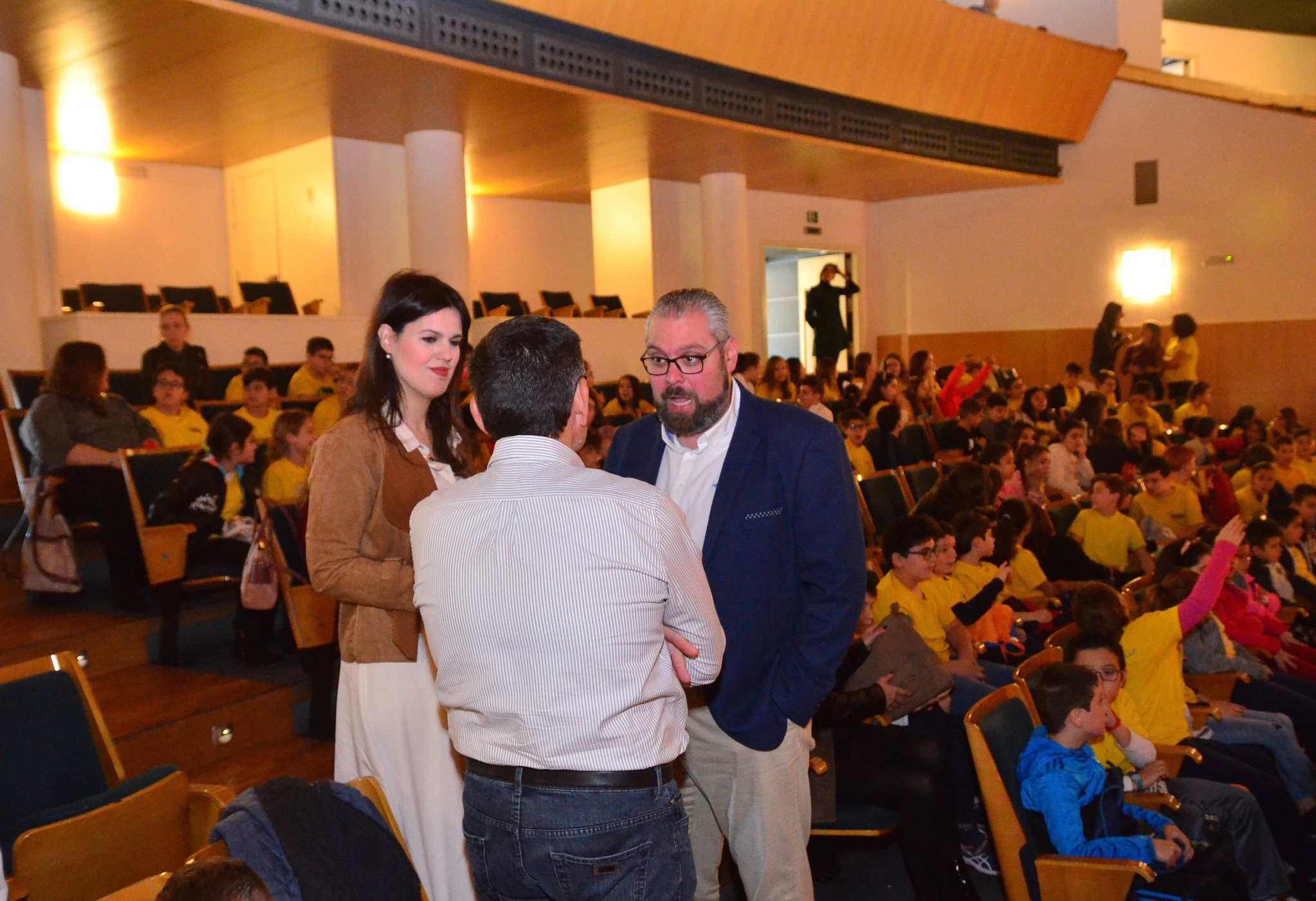La consejera Miriam Guardiola asistió hoy último de los 'Conciertos Escolares' de la temporada que protagoniza la Orquesta Sinfónica de la Región de Murcia