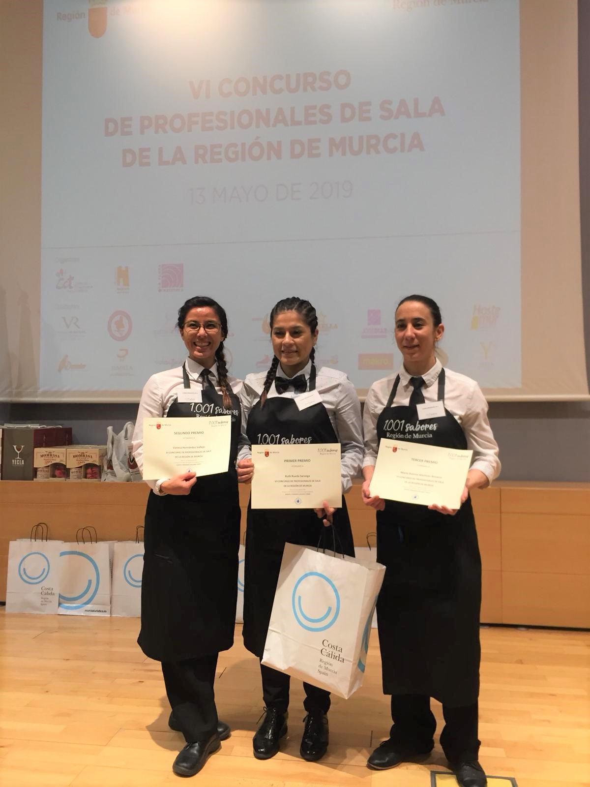 Ganadores del VI Concurso de profesionales de sala de la Región de Murcia