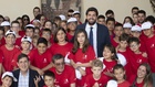 López Miras recibe a los niños y profesionales participantes en las 'XXX Jornadas de Formación en Hemofilia'