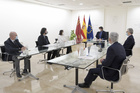 López Miras se reúne con responsables de las dos unidades de La Arrixaca incluidas en redes europeas de referencia
