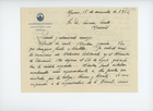 Carta a Carmen Conde, incluida entre los documentos que se podrán observar en la exposición del Archivo General.