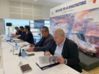 El consejero de Fomento e Infraestructuras, José Ramón Díez de Revenga, durante la reunión del plenario del Pacto Social por las Infraestructuras...