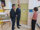 El consejero Víctor Marín visitó esta mañana el CEIP Santiago el Mayor de Murcia, que es el primer centro educativo de referencia en accesibilidad...