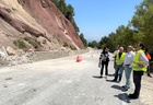 Díez de Revenga evalúa las actuaciones de emergencia que permitirán restablecer el servicio en la carretera del Campo de San Juan