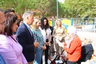 La consejera de Política Social, Familias e Igualdad, Conchita Ruiz, junto con el alcalde de Lorca, Fulgencio Gil, durante la inauguración del nuevo...
