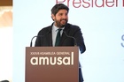 López Miras, durante la inauguración de la Asamblea General de Amusal
