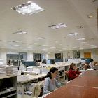 Foto interior de la Oficina de Atención al Contribuyente