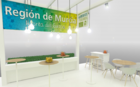 Imagen virtual del stand de la Región de Murcia en Fruit Attraction