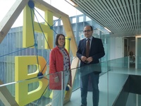 El director del Instituto de Fomento se reúne con la directora de la Agencia Gallega de Innovación en Santiago de Compostela