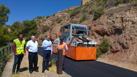 Finaliza el asfaltado de la vía alternativa de acceso al Castillo de Lorca