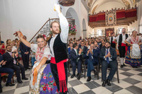 López Miras asiste a la misa en honor a la Virgen de las Huertas de Lorca (1)