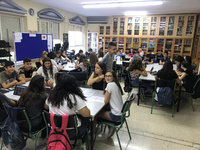 Los alumnos del Instituto de Enseñanza Secundaria Francisco Salzillo de Alcantarilla celebran el Día Europeo de las Lenguas