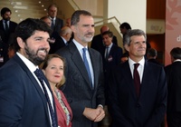 El presidente de la Comunidad, Fernando López Miras, participa en el XXII Congreso Nacional de la Empresa Familiar que ha inaugurado Su Majestad el Rey, Felipe VI