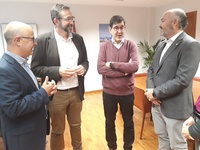 FOTONOTICIA/ Villegas recibe a los nuevos gerentes de las áreas de salud de la Vega Media del Segura y del Noroeste