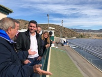 Nueva planta fotovoltaica de la planta desaladora 'Virgen del Milagro' en Mazarrón