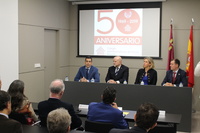 Diez de Revenga destaca en el 50 aniversario del Colegio de Administradores de Fincas la apuesta del Gobierno regional por ampliar la oferta de vivienda a precios asequibles